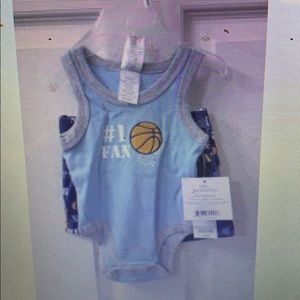 NWT size 0-3 month baby Basketball Bodysuit
